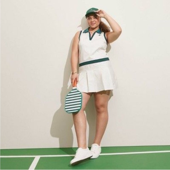 NWT Prince Pickleball Target Women's Collared Pleated Dress - Picture 2 of 8